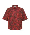 Dior Rose Shirt In Red