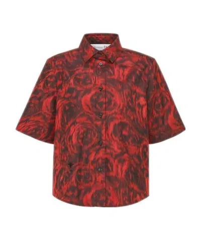 Dior Rose Shirt In Red