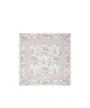 Dior Rosier De  90 Square Scarf In White