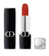 Dior Rouge  Couture Colour Velvet-matte Refillable Lipstick In Red