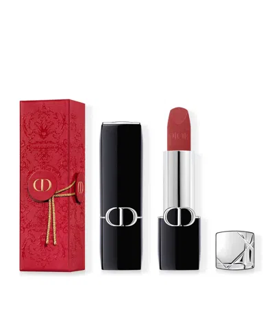 Dior Rouge  Couture Velvet Lipstick In Red
