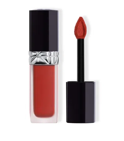 Dior Rouge  Forever Liquid Lipstick In Red