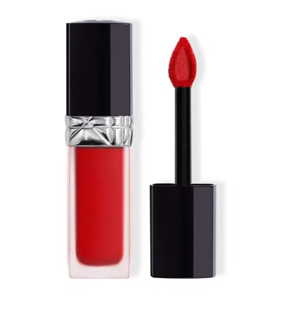 Dior Rouge  Forever Liquid Lipstick In Red