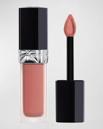 Dior Rouge  Forever Liquid Transfer-proof Lipstick In Forever Nude