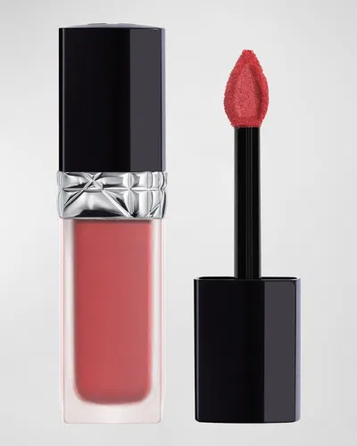 Dior Rouge  Forever Liquid Transfer-proof Lipstick In White