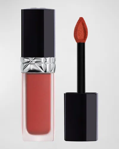 Dior Rouge  Forever Liquid Transfer-proof Lipstick In White