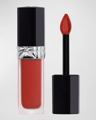 Dior Rouge  Forever Liquid Transfer-proof Lipstick In White