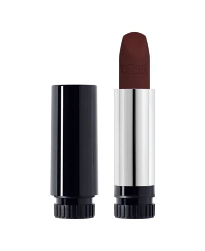 Dior Rouge  Lip Balm Refill In New 001 Midnight