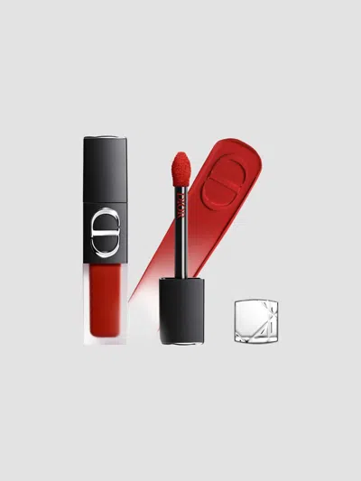 Dior Rouge  On Stage Ink Blur Matte Liquid Lipstick In Bold In Red