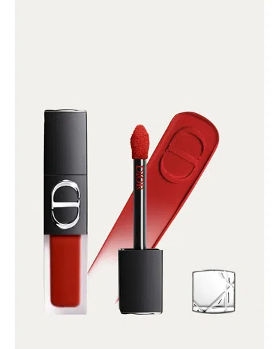 Dior Rouge  On Stage Ink Blur Matte Liquid Lipstick, Bold In Red In Multi