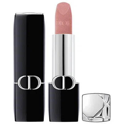 DIOR ROUGE DIOR REFILLABLE LIPSTICK 220 BEIGE COUTURE 0.12 OZ