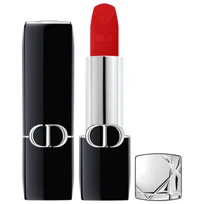 DIOR ROUGE DIOR REFILLABLE LIPSTICK 999 0.12 OZ