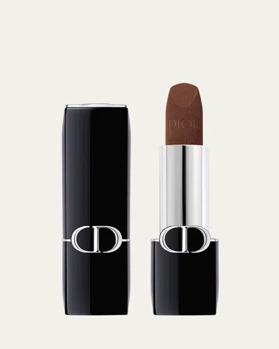 Dior Rouge Velvet Lipstick In White