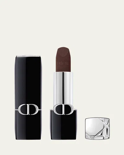 Dior Rouge Velvet Lipstick In White