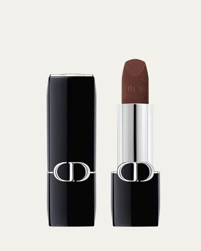 Dior Rouge Velvet Lipstick In White