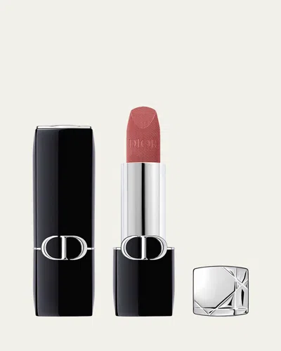 Dior Rouge Velvet Lipstick In White