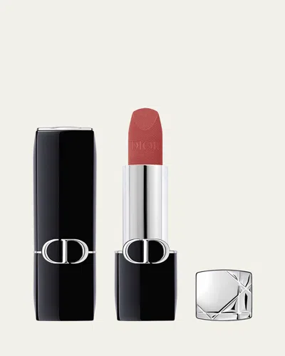 Dior Rouge Velvet Lipstick In White