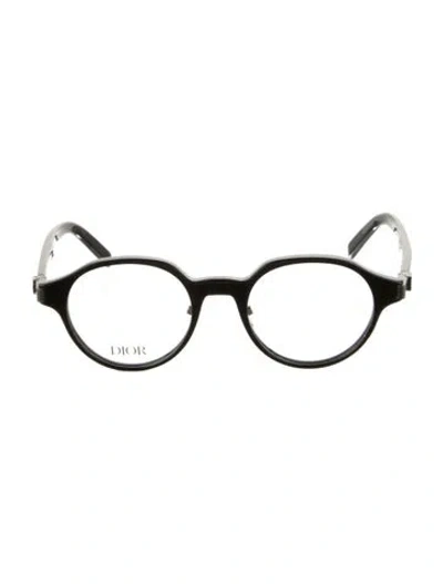 Pre-owned Dior Round Eyeglasses W/ Tags In Black