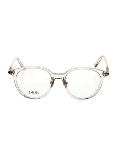 Pre-owned Dior Round Eyeglasses W/ Tags In Neutral