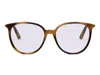 Dior Round Frame Glasses In 053 - Black