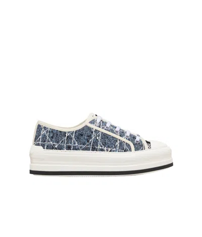 Dior Round Head Low-cut Casual Shoes In White