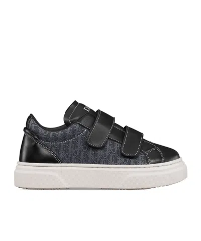 Dior Round-head Sneakers In Black