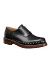 Dior Round-headed Derby Shoes In Black