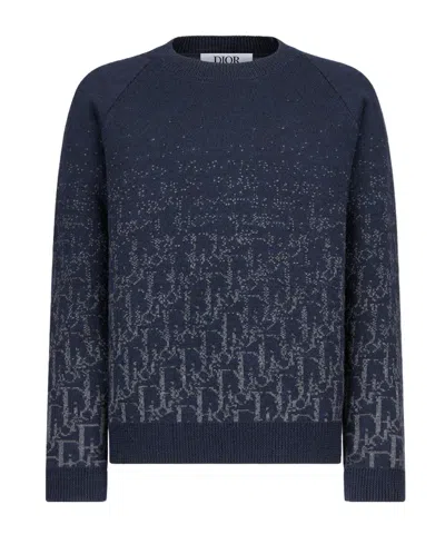 Dior Round-neck And Long-sleeved Sweater In Black