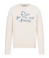 Dior Long-sleeved Sweater In White
