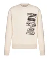 Dior Round Neck Sweater In White
