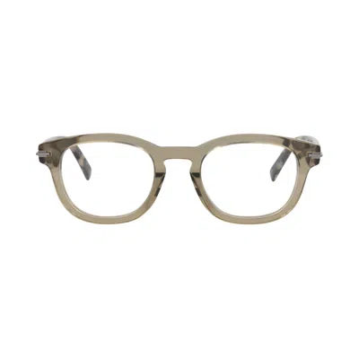 Pre-owned Dior Round Optical Glasses 'beige/black/transparent' | Tan | Men's Size Onesize