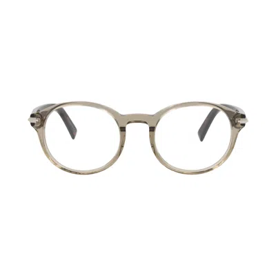 Pre-owned Dior Round Optical Glasses 'beige/black/transparent' | Tan | Men's Size Onesize