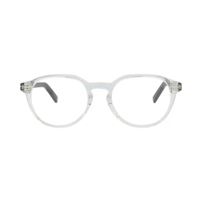 Pre-owned Dior Round Optical Glasses 'crystal/black/transparent' | Men's Size Onesize