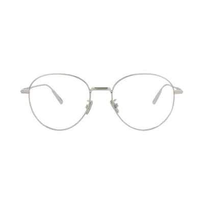 Pre-owned Dior Round Optical Glasses 'palladium/transparent' | Silver | Men's Size Onesize