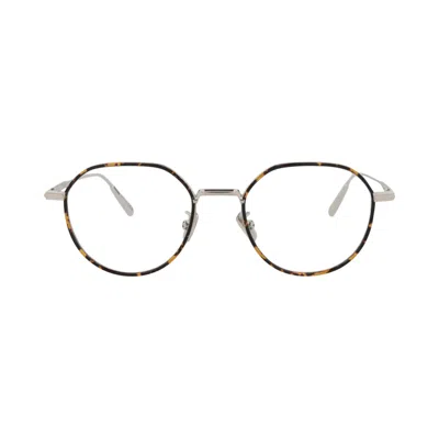Pre-owned Dior Round Optical Glasses 'palladium/transparent' | Silver | Men's Size Onesize