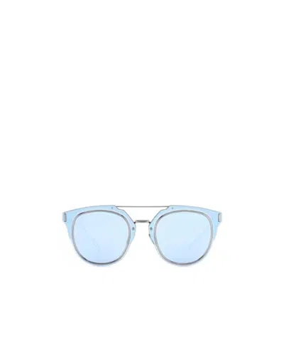 Dior Round Sunglasses In Blue