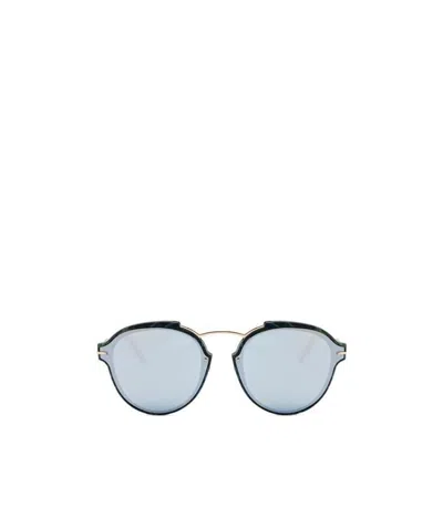 Dior Round Sunglasses In White