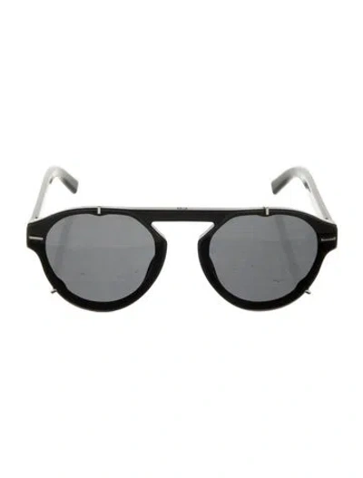 Pre-owned Dior Round Tinted Sunglasses In Multi