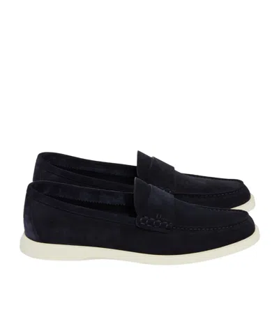 Dior Round-toe Loafers In Black