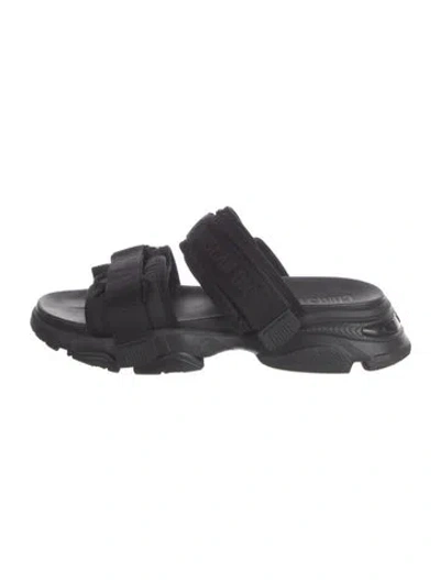 Pre-owned Dior Rubber Sandals In Blue