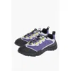 Dior Rubber Toe Hiking Canvas Sneakers In Black