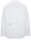 Dior Ruffle Blouse In White