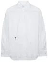 Dior Ruffle Blouse In White