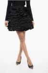 Dior Ruffled Miniskirt With Tulle