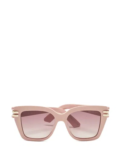 Pre-owned Dior S1i Square Sunglasses In Pink