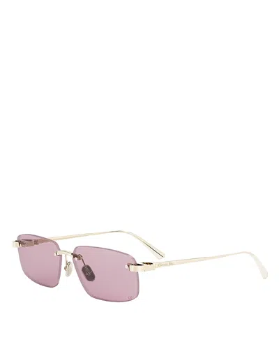 Dior C S4u Rimless Square Sunglasses
