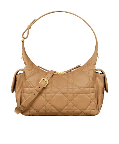 Dior Sac D-dream Medium In Gold