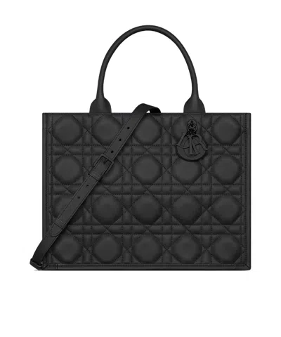 Dior Sac  Book Tote Medium In Super Matte Black