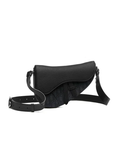 Dior Saddle Bag In Black