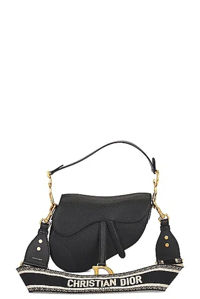 Dior Saddle Bag In Black